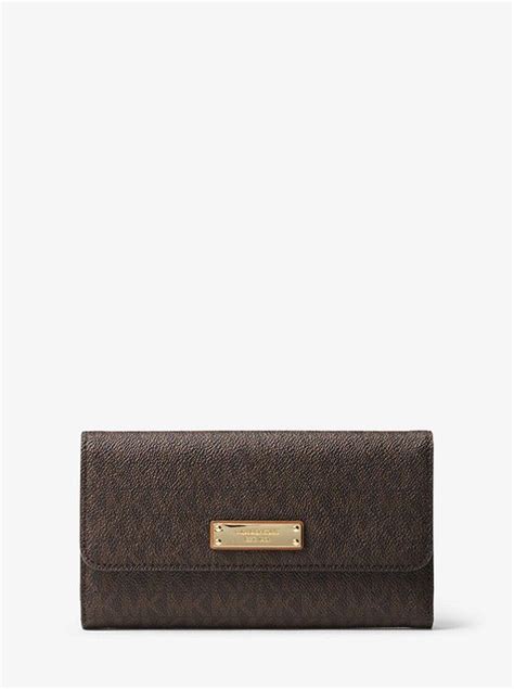 mercer logo tri-fold wallet michael kors|Logo Tri.